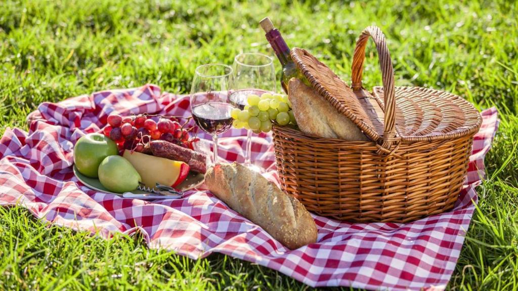 Picnic en el campo.