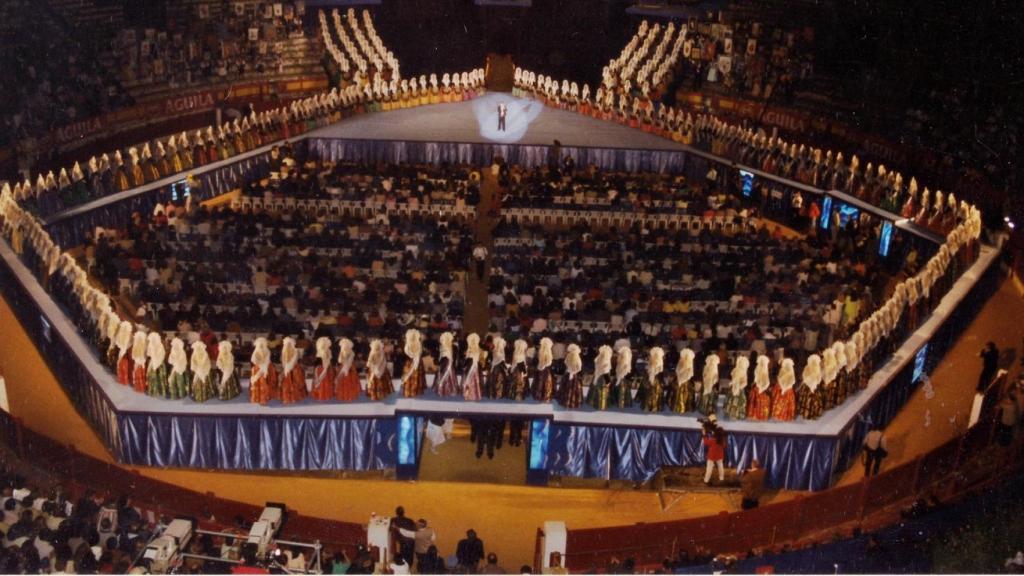 Festival elección bellea del foc en la plaza de toros (1998).