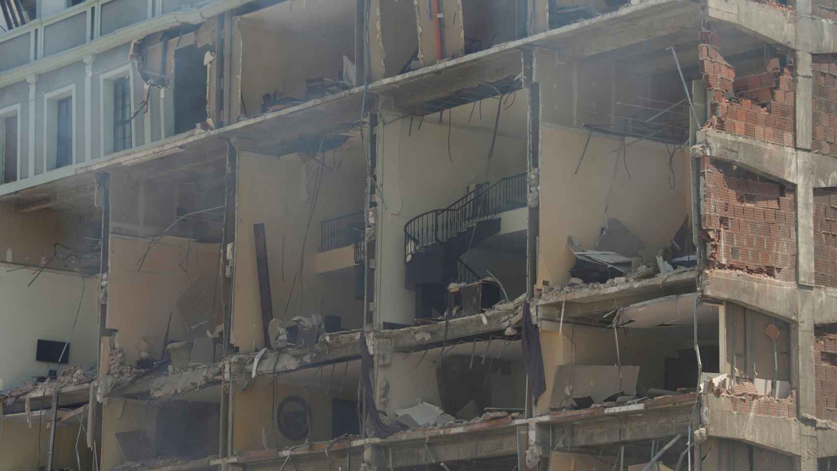 Así han quedado las habitaciones del hotel Saratoga de La Habana tras la explosión este viernes.
