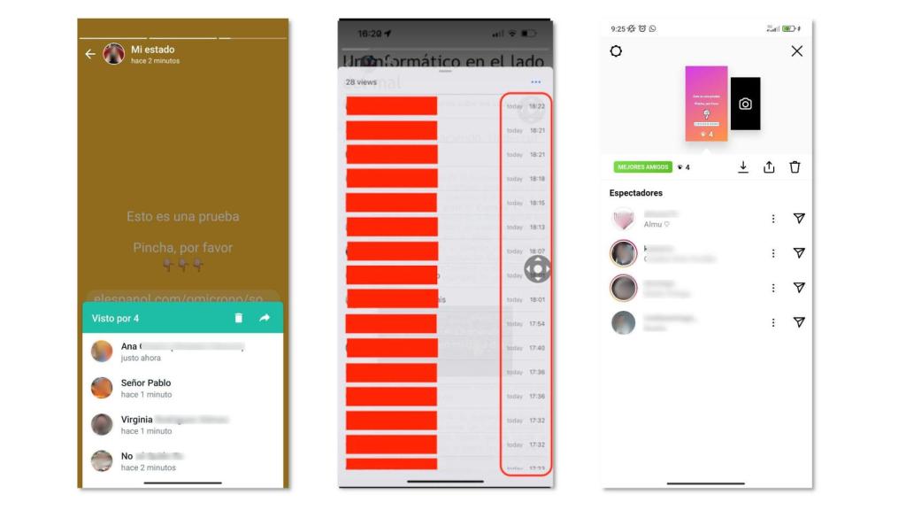 Comparativa WhatsApp e Instagram