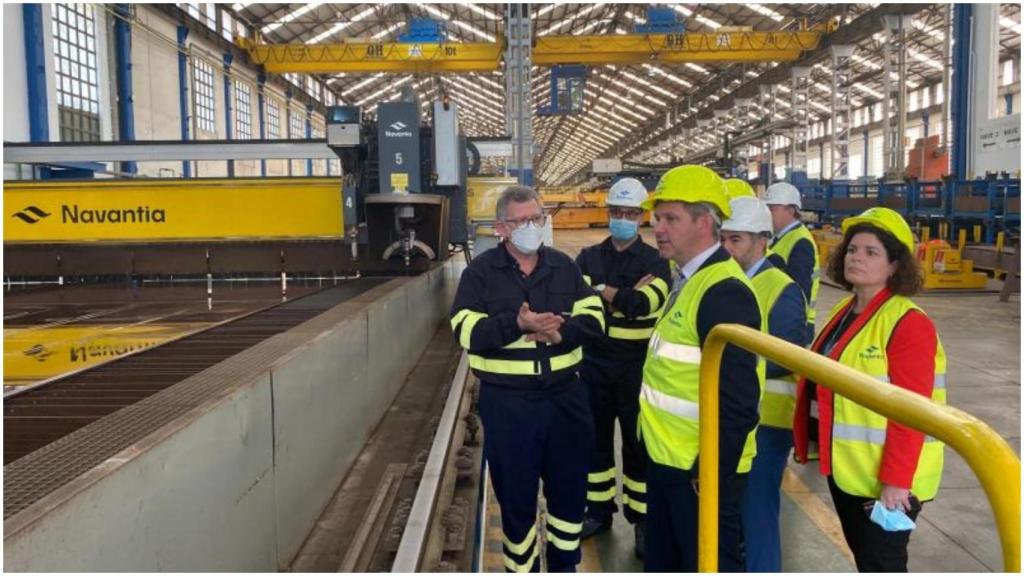 Visita de Miñones a Navantia.