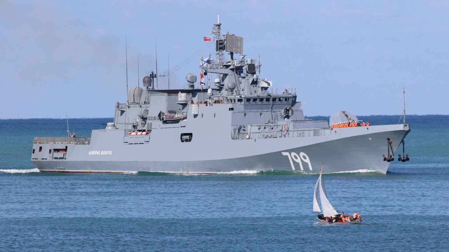 La fragata rusa Admiral Makarov, en una imagen de 2018.