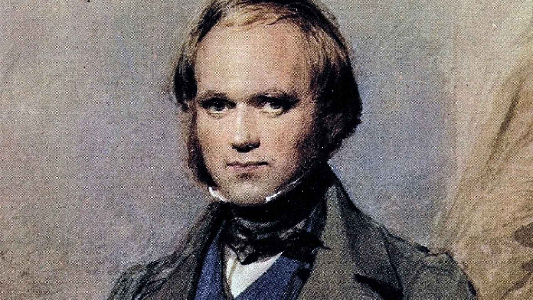 Charles Darwin, con 31 años, retratado por George Richmond (detalle)