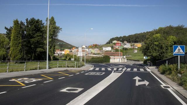 La renovada carretera de Bens.