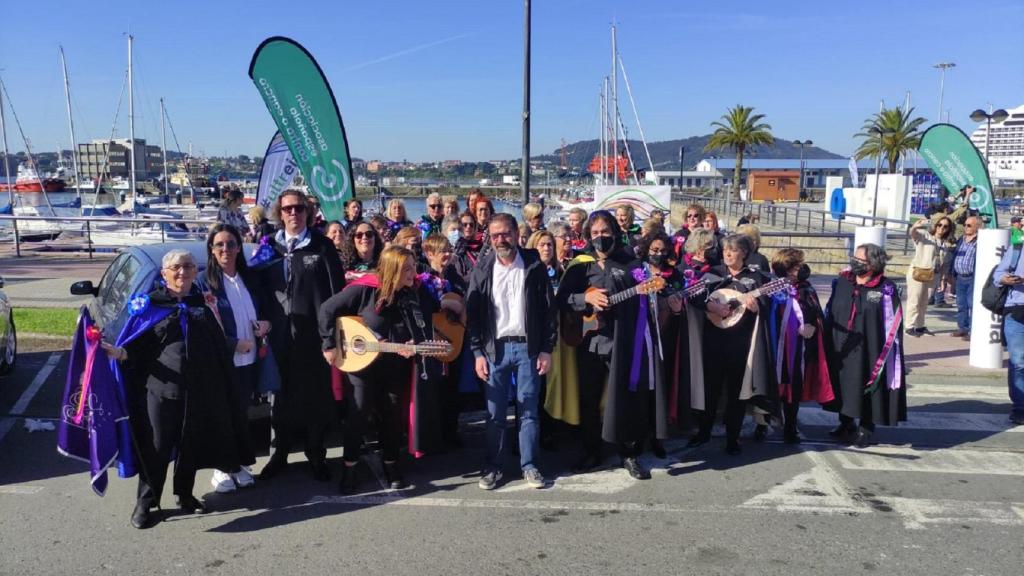 Inicio del Camino Inglés de la AECC en Ferrol.