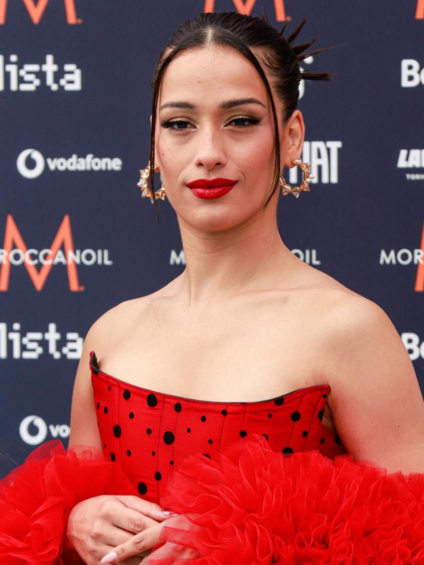 Chanel en la ceremonia de apertura de Eurovisión.