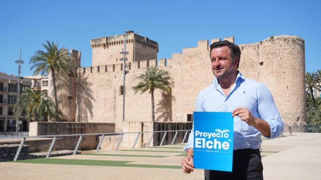 Pablo Ruz, en la presentación de su proyecto Elche este lunes.