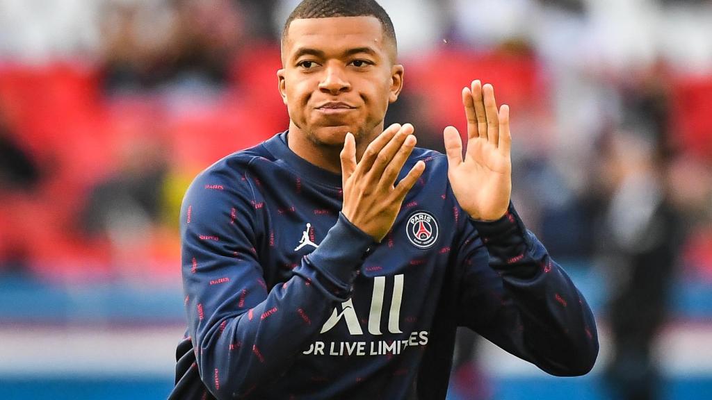 Kylian Mbappé, con el PSG en la temporada 2021/2022