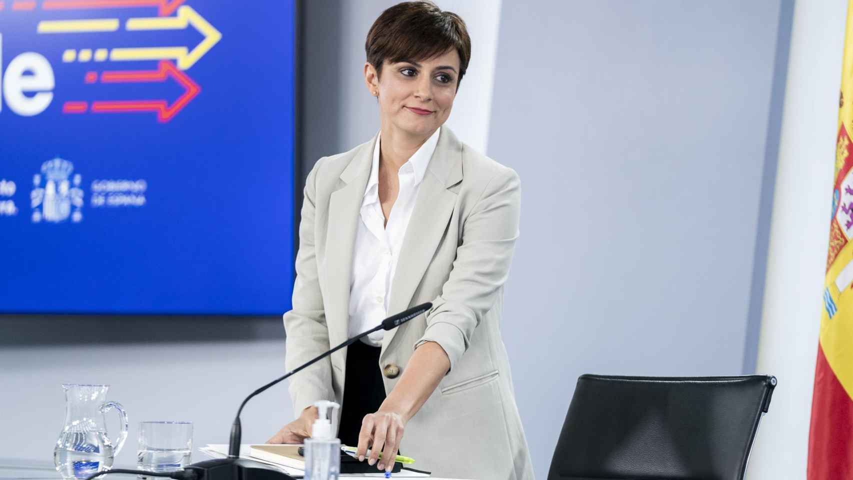 La ciudadrealeña Isabel Rodríguez, portavoz del Gobierno de España, en una imagen reciente de Europa Press