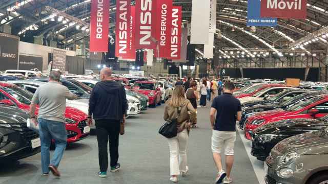 Imagen de la feria Motorocasión de Vigo.