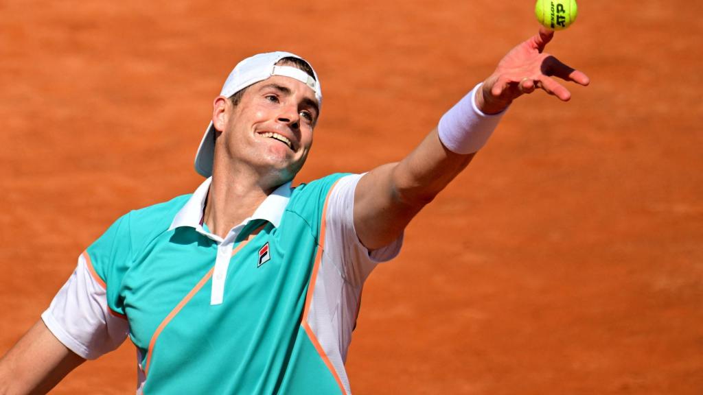 John Isner, en el Masters 1000 de Roma.