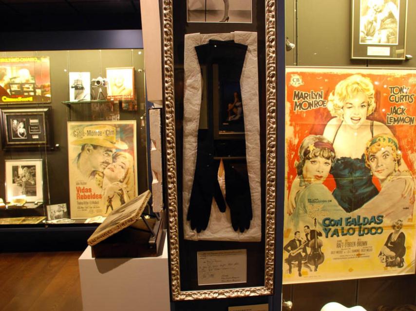 Algunos de los objetos expuestos en el Museo dedicado a Marilyn Monroe.