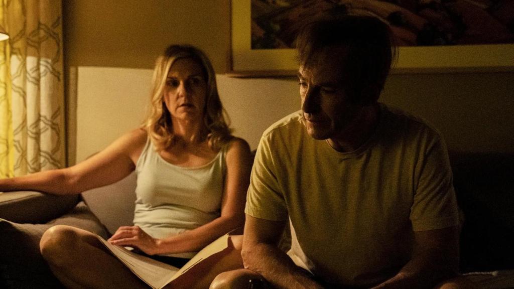 Kim Wexler y Saul Goodman enel episodio 6x05 de 'Better Call Saul'.