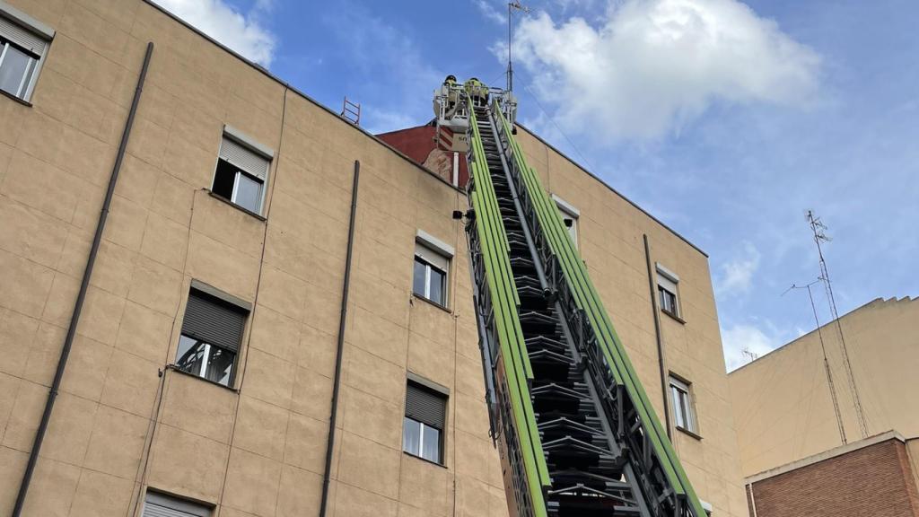 Bomberos de Valladolid en un rescate. Imagen de archivo