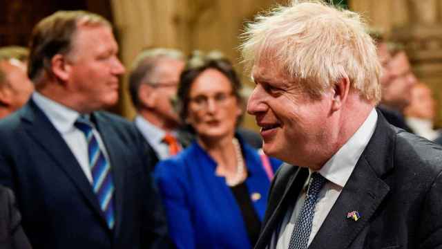 Boris Johnson, durante la apertura del año parlamentario este martes en Westminster