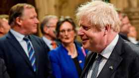 Boris Johnson, durante la apertura del año parlamentario este martes en Westminster