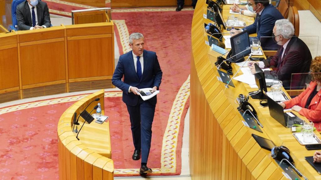 El vicepresidente en funciones de la Xunta de Galicia y candidato a presidir el PP de Galicia, Alfonso Rueda.