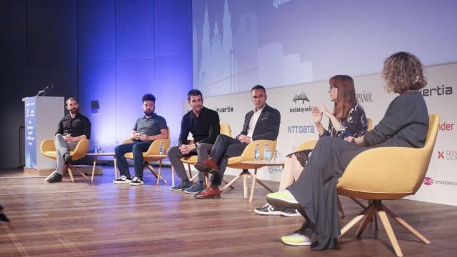 Imagen de la mesa redonda ‘Startups gallegas’, en la segunda jornada del Foro Económico Español ‘La Galicia que viene’