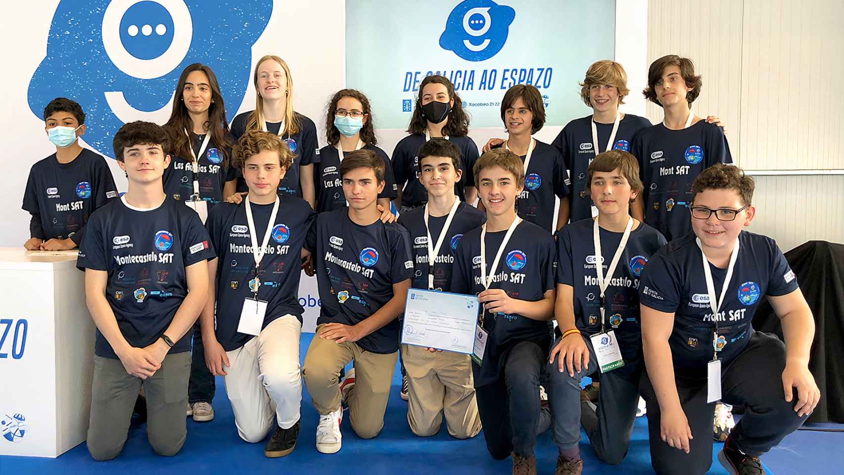 Los alumnos de las Acacias-Montecastelo que representarán a Galicia en la CanSat.