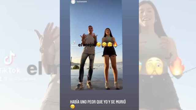 Captura del vídeo compartido por Aspas en su Instagram.