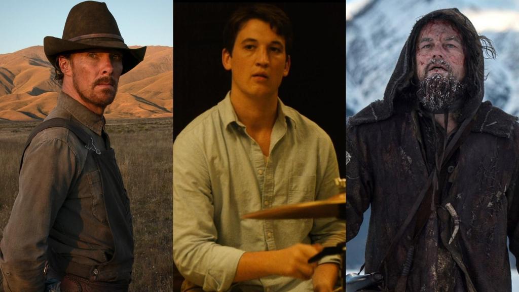 'El poder del perro', 'Whiplash' y 'El Renacido' son algunos de los títulos en la lista.