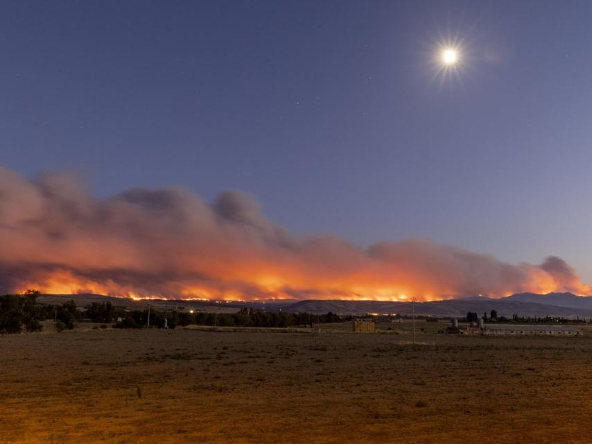 Imagen de archivo del incendio en la Sierra de la Paramera (Ávila).