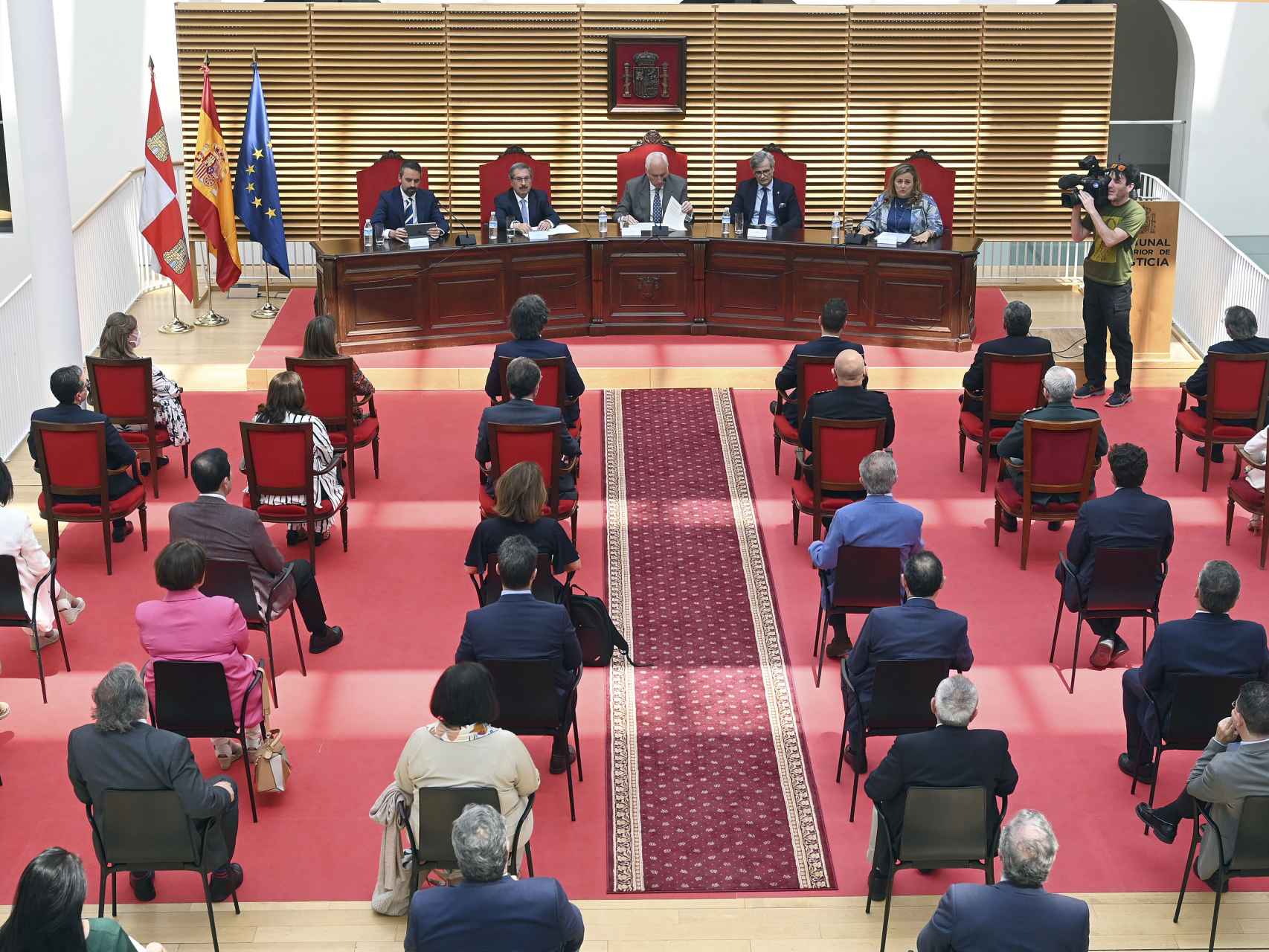 Inauguración de las Jornadas Nacionales de Jueces Decanos, este miércoles en Burgos.