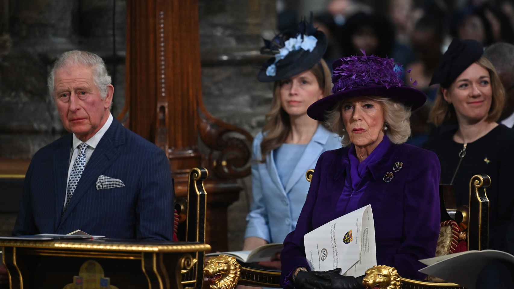 El príncipe Carlos y Camilla Parker-Bowles en el Día de la Commonwealth.