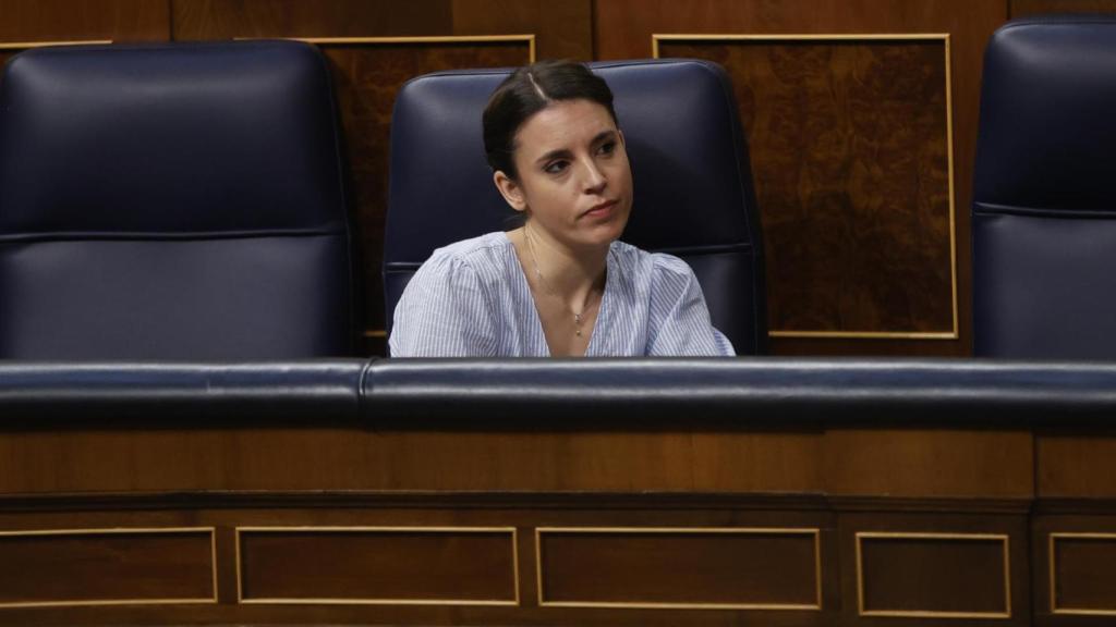 La ministra de Igualdad, Irene Montero, este miércoles en el Congreso de los Diputados.