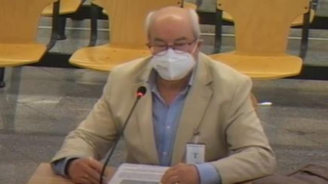 Hellín Moro, este miércoles durante su comparecencia como perito en la Audiencia Nacional./