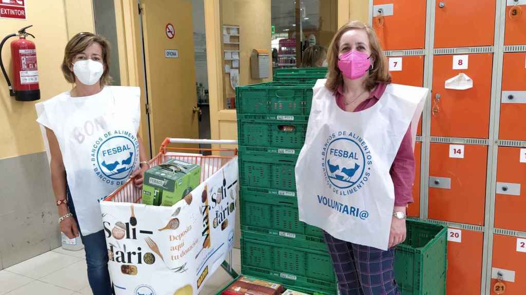 Voluntarias del Banco de Alimentos de Vigo.