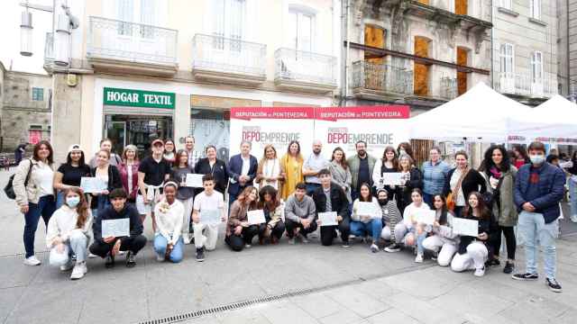 Clausura de DepoEmprende en Pontevedra.