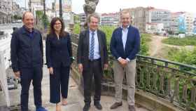 Abel Caballero junto a María José Caride, concelleira de Urbanismo.