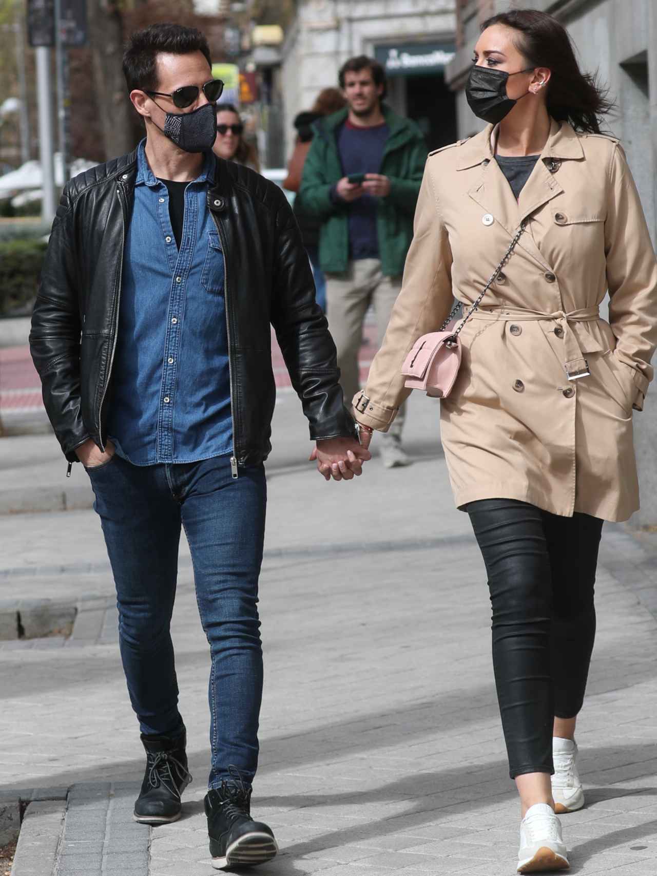 Christian Gálvez y Patricia Pardo, por las calles de Madrid tras confirmarse su relación.