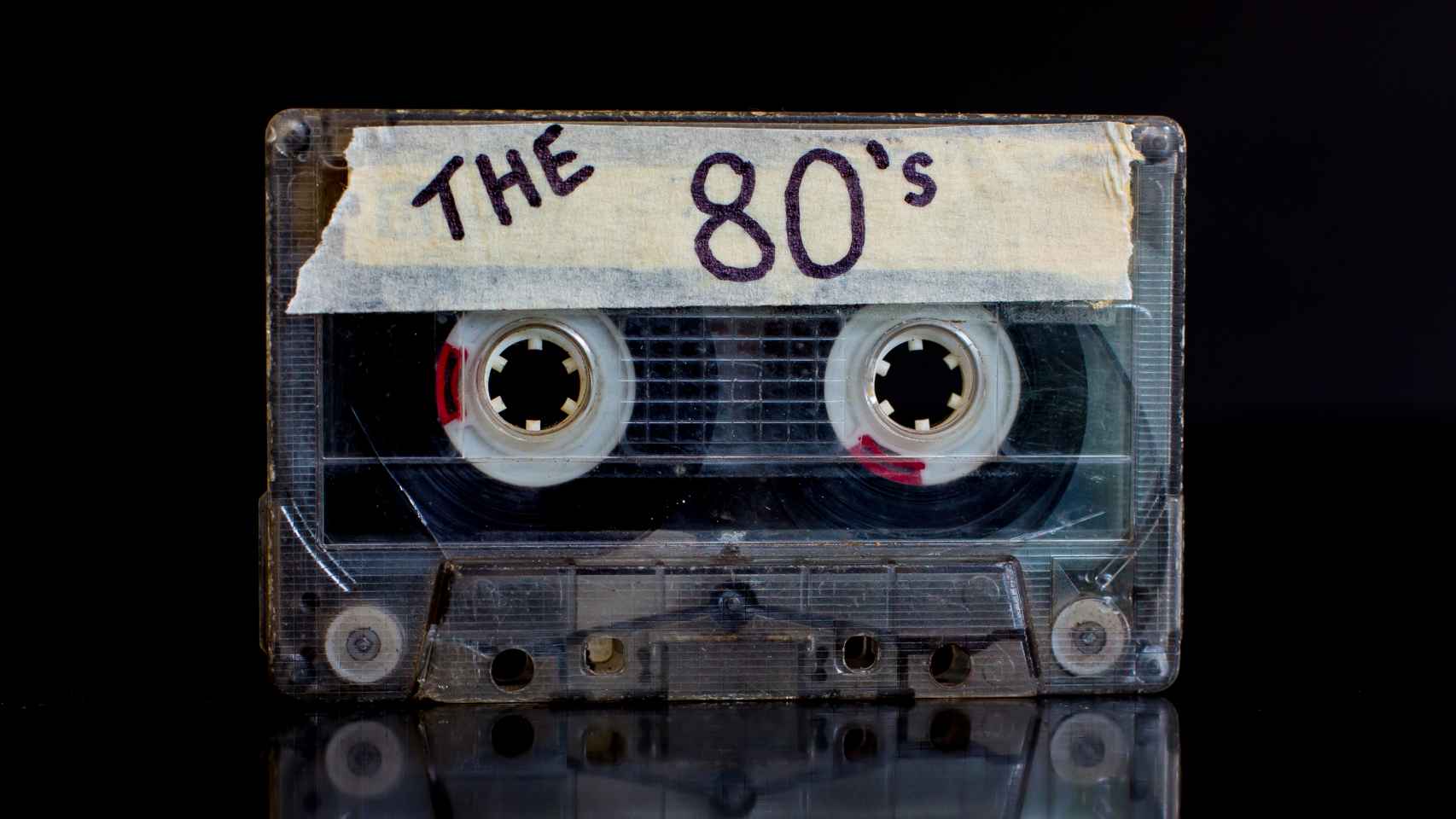 Imagen de archivo de una cinta de los 80.