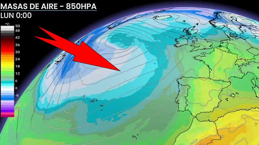 La masa de aire más frío que afecta a España. Eltiempo.es.