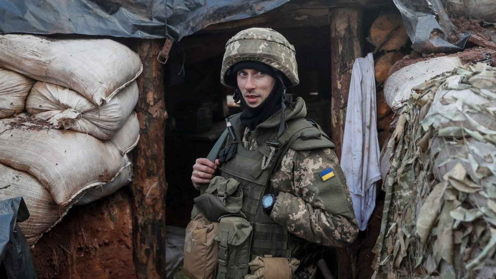 Un soldado ucraniano en la región del Donbás.