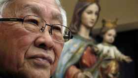 Joseph Zen, veterano obispo católico de la ciudad de Hong Kong.