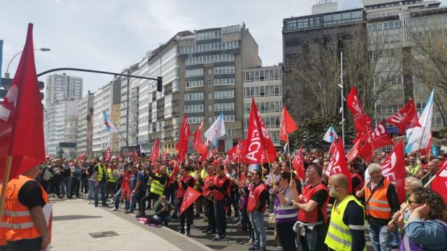 Manifestación este jueves frente a la Delegación del Gobierno