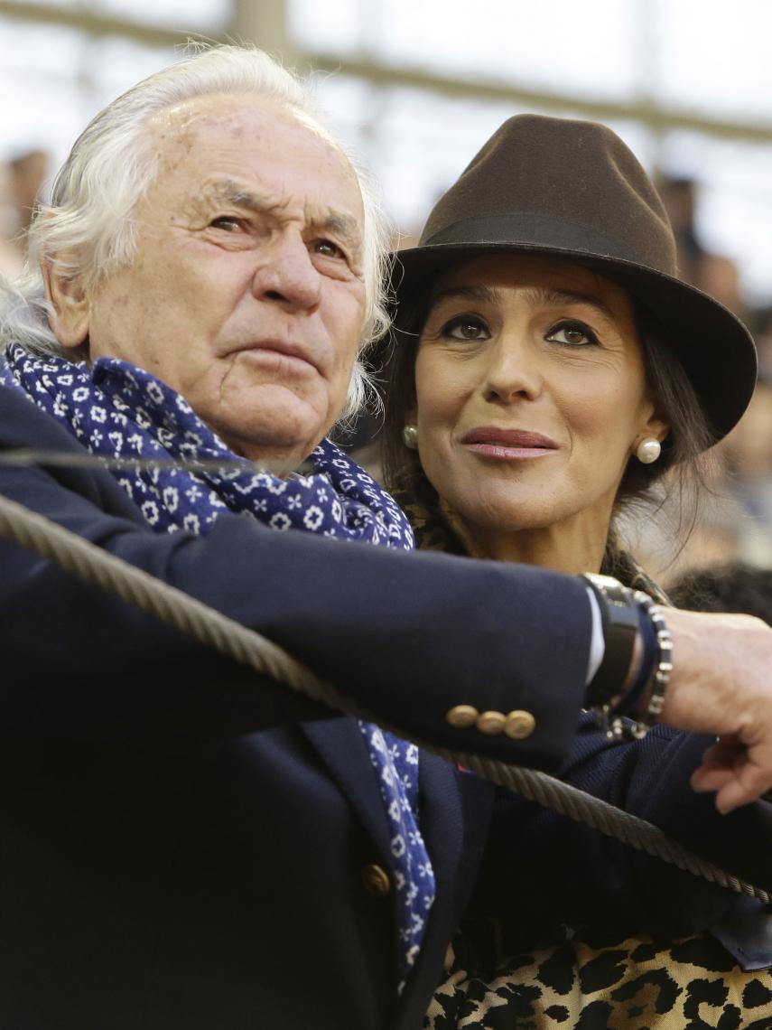 La pareja disfrutando de una corrida de toros en Illescas en 2016.