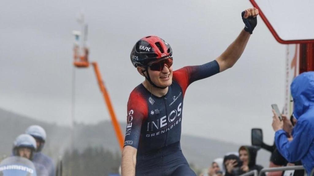 Carlos Rodríguez ganando una etapa de la Itzulia