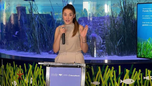 Mireia Mollà, consellera de Medio Ambiente, durante la presentación reciente de una campaña. GVA