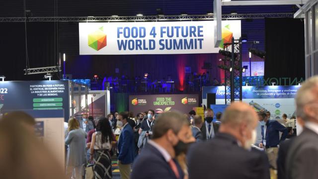 Uno de los pasillos de Food 4 Future, la cita del sector 'foodtech' que se celebra esta semana en Bilbao.