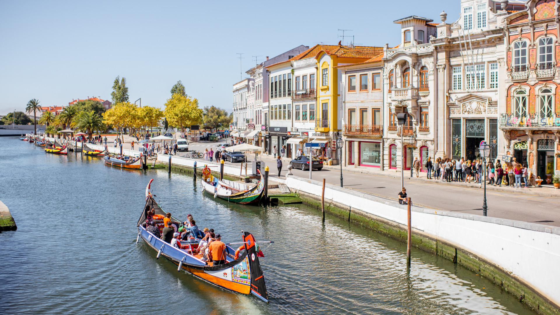Canales de Aveiro (Portugal). Foto: Shutterstock