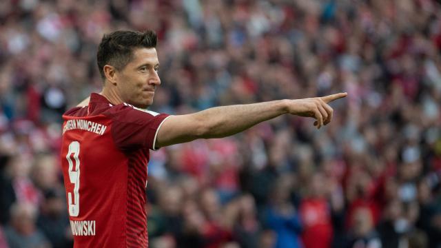 Robert Lewandowski, con el Bayern Múnich