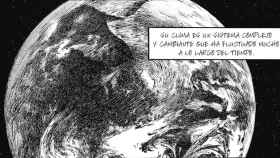 Viñeta del cómic 'Cambio de clima' (Errata Naturae), de Philippe Squarzoni