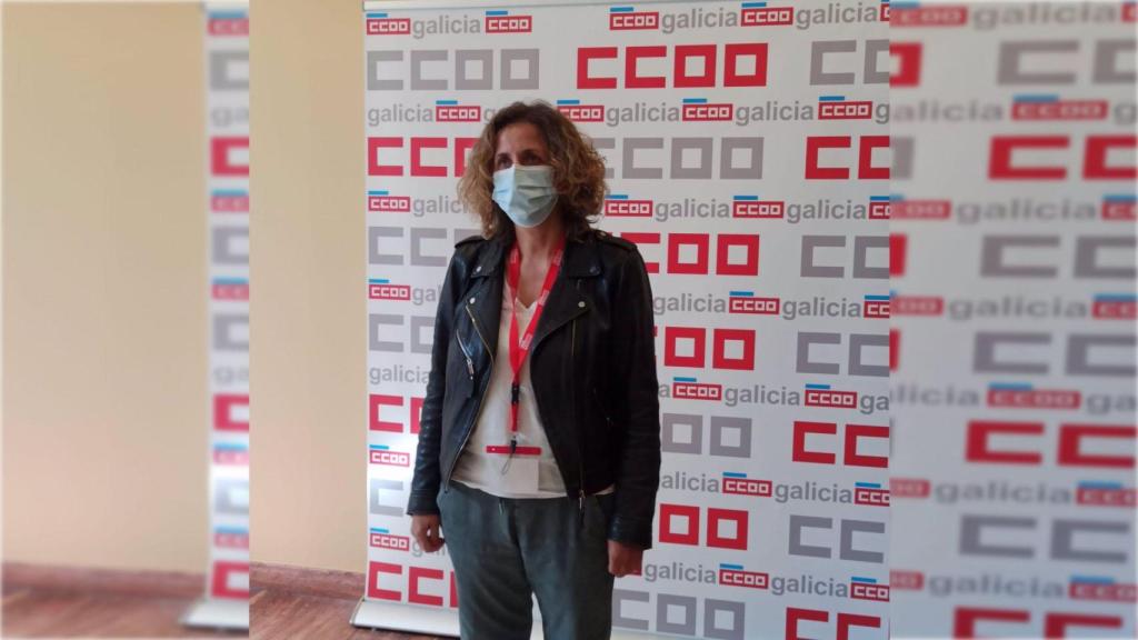 Amelia Pérez, líder de CCOO en Galicia.