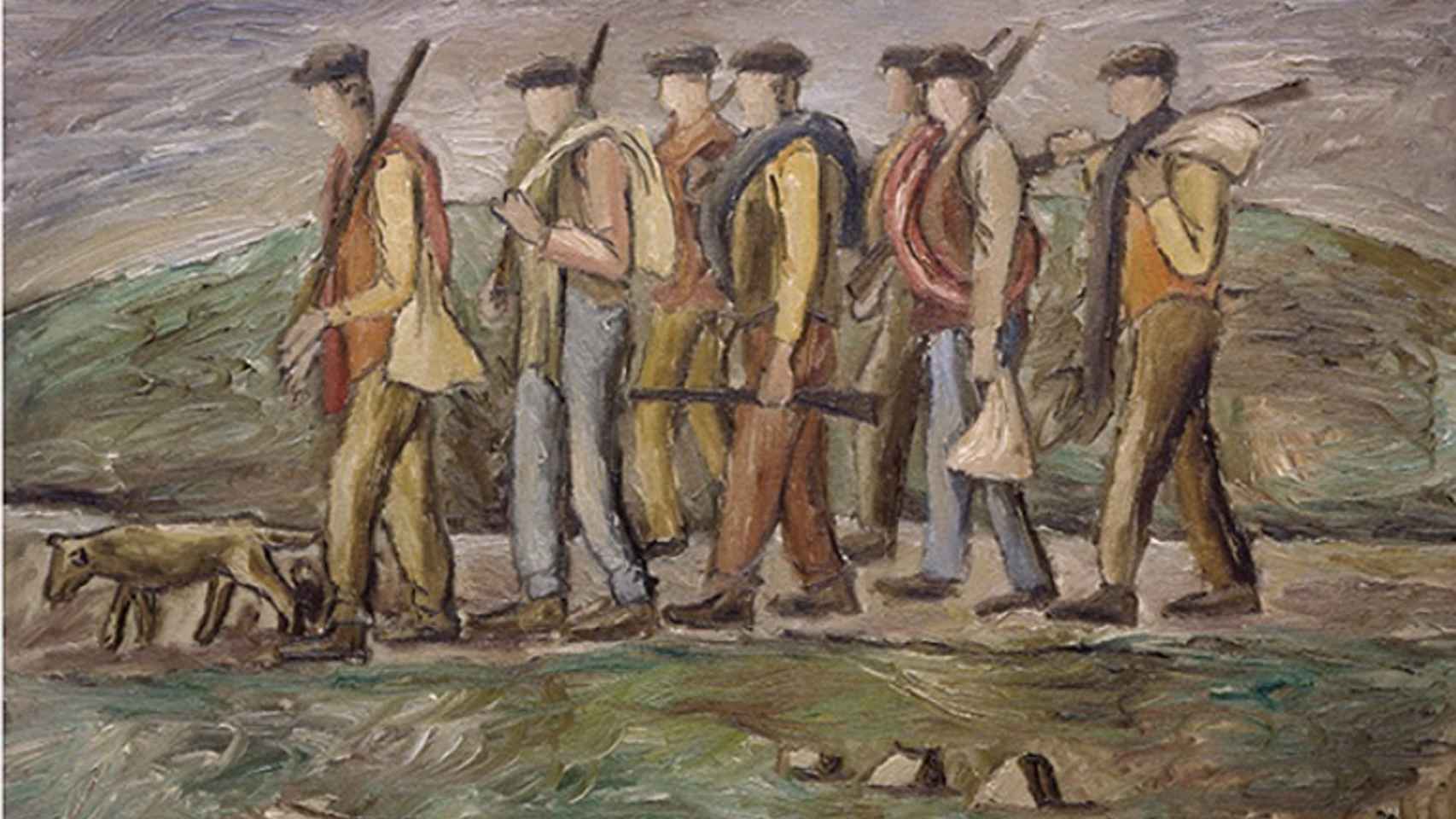 Guerrilleros Españoles’ (1947, Óleo Sobre Lenzo), De Luís Seoane.