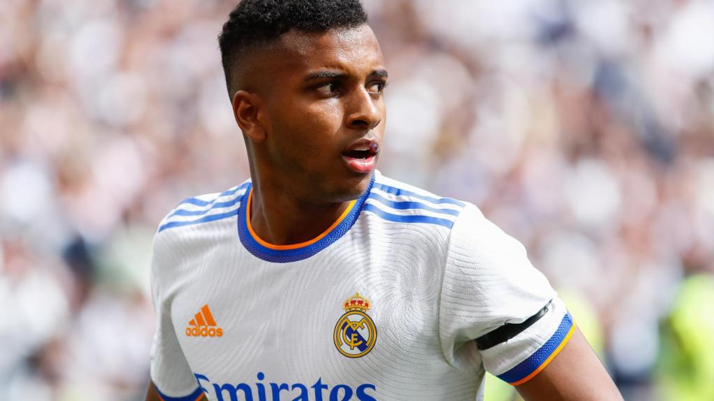 Rodrygo Goes, en un partido del Real Madrid de la temporada 2021/2022