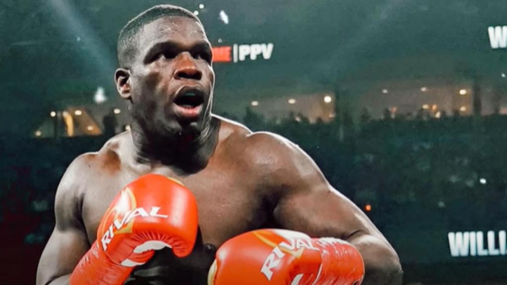 Frank Gore, ex de la NFL y boxeador, en un pantallazo de YouTube